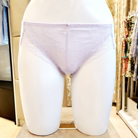 2색택1 레이스 레이어드 헴라인팬티