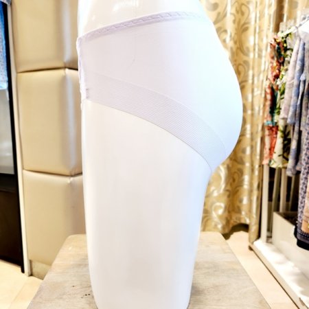 2색택1 레이스 레이어드 헴라인팬티