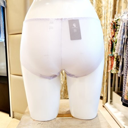 2색택1 레이스 레이어드 헴라인팬티