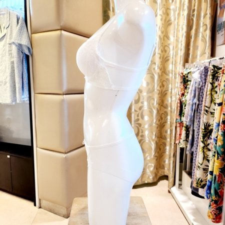 CD컵 레이스몰드브라 헴팬티세트