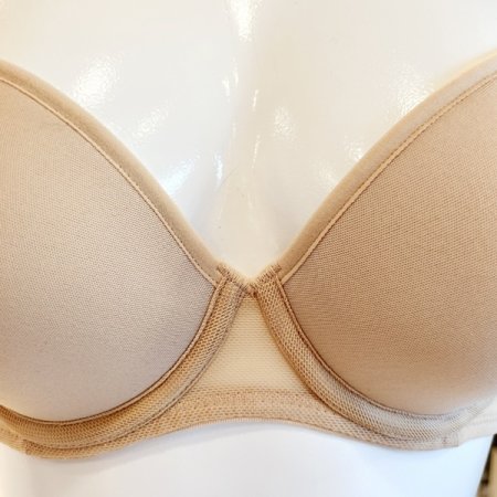 CD컵 심플 직조몰드브라 헴팬티세트