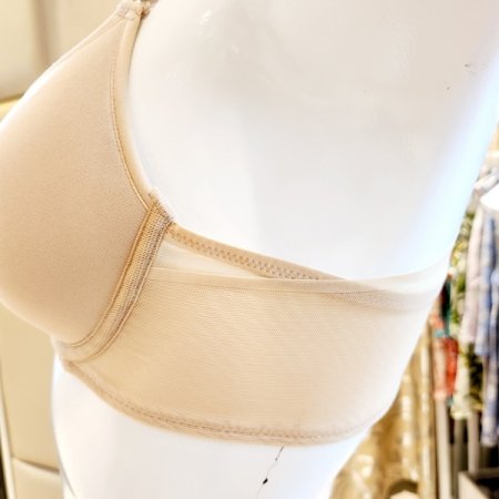 CD컵 심플 직조몰드브라 헴팬티세트