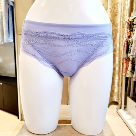 3색택1 물결레이스 여성 헴라인팬티