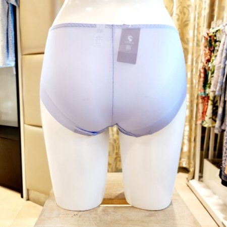 3색택1 물결레이스 여성 헴라인팬티