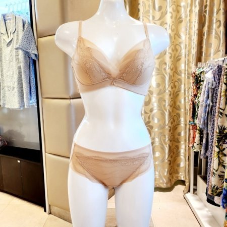 3택1 볼륨 노와이어브라 팬티세트