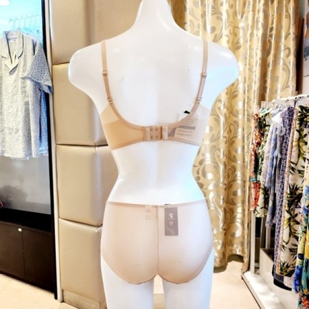 C컵 레이스 노와이어브라 팬티세트