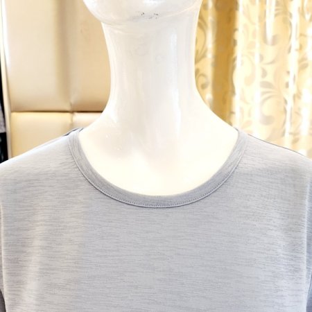 라운드넥 찰랑찰랑 여성 반팔상의