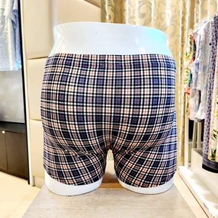 부드러운 체크 스판 남자 드로즈