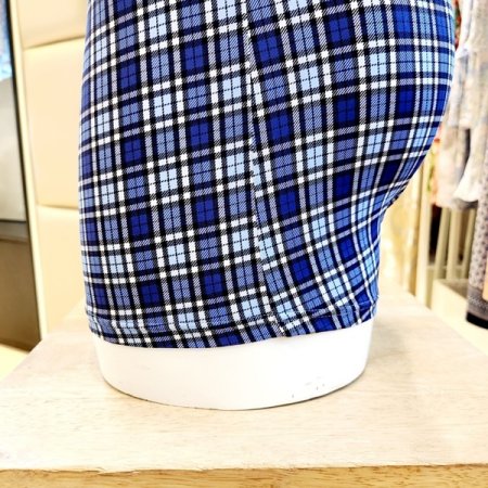 부드러운 체크 스판 남자 드로즈