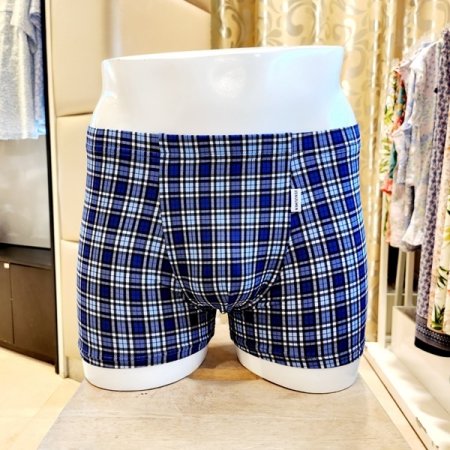 체크 스판 남자 드로즈 2종세트