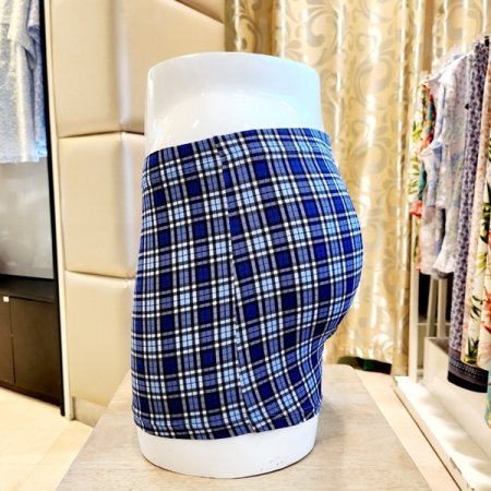 체크 스판 남자 드로즈 2종세트