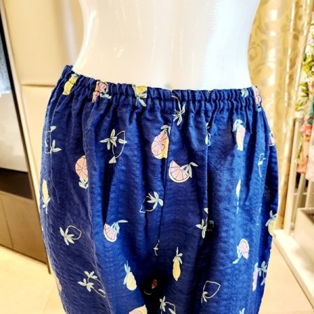 커플 레몬나염 여름 파자마세트