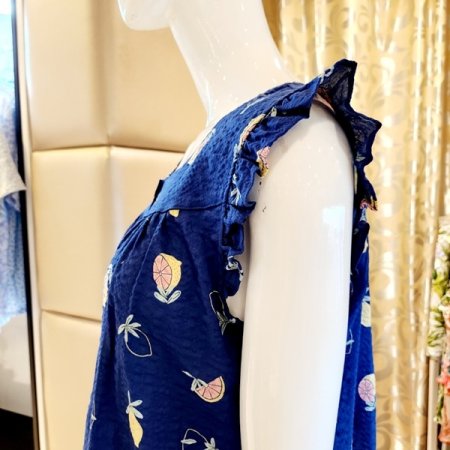 레몬나염 커플 여름잠옷 여원피스