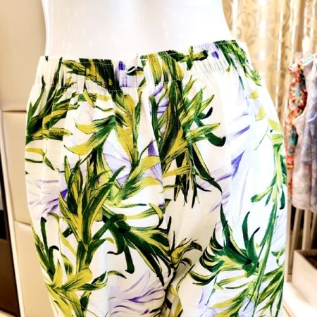 여성 빅프린트 반바지 홈웨어