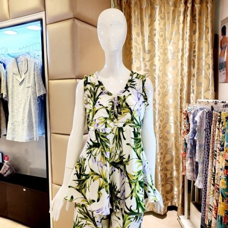 민소매 부직포패드 홈웨어상의