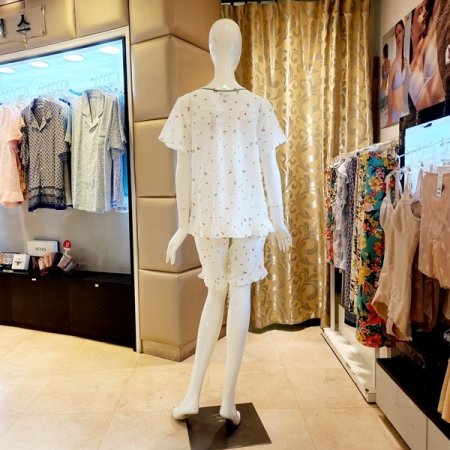 앵두나염 반팔반바지 여자 파자마