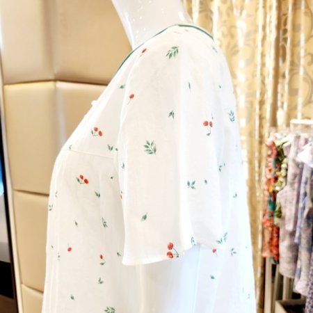 앵두나염 반팔반바지 여자 파자마