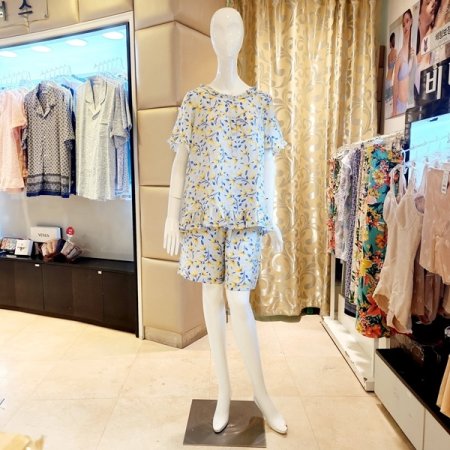 꽃나염 여성 홈웨어 상하세트