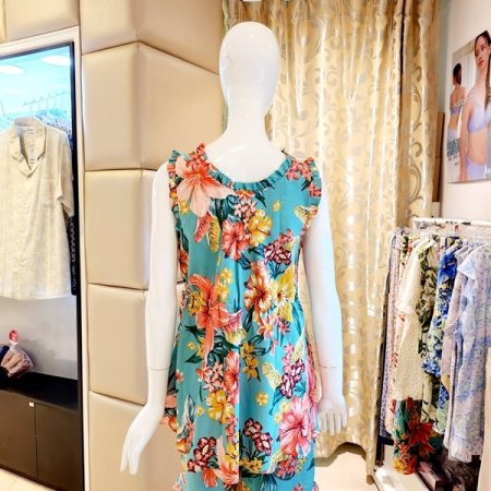 부직포패드 플라워 민소매상의