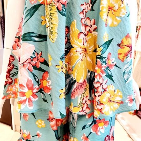 부직포패드 플라워 민소매상의