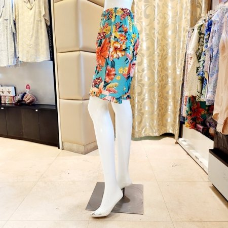 프릴밑단 플라워 반바지홈웨어