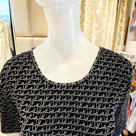 여성 주름지 반팔 이지웨어상의