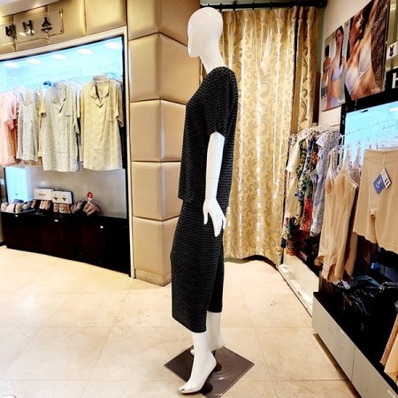 주름가공 여성 홈웨어 상하세트