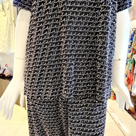 주름가공 여성 홈웨어 상하세트