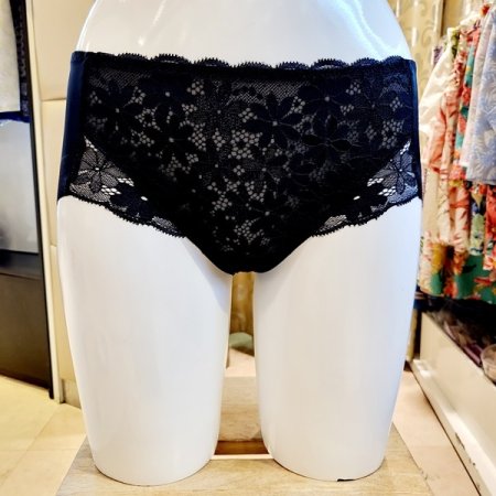 3색택1 자카드레이스 헴라인 여성팬티