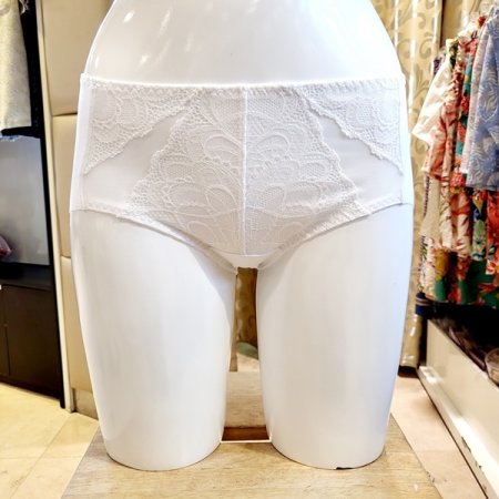 크롭탑 노와이어 브라렛 헴팬티세트