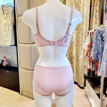 E컵 풀커버패드브라 힙레이스팬티세트