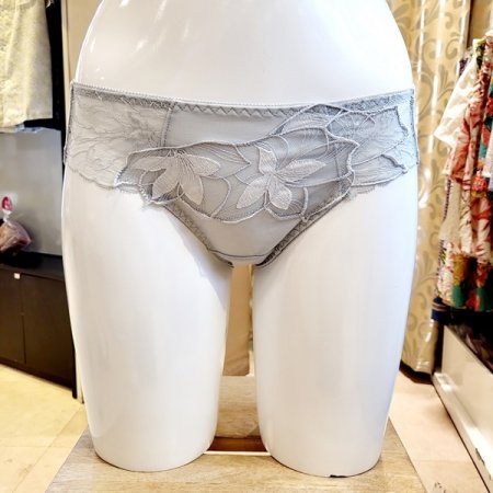 CD컵 쉬폰패치 패드브라 헴팬티세트