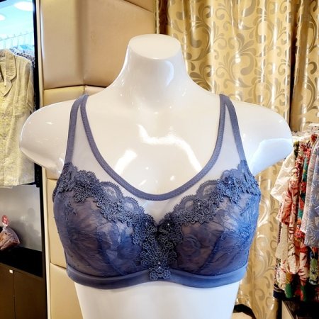 E컵 풀커버 패드브라 헴팬티세트