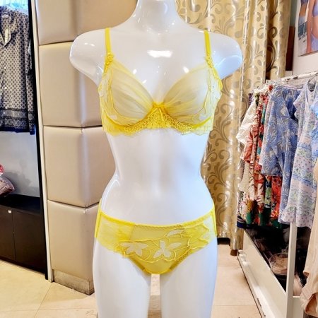 E컵 보타닉엣지브라 헴팬티세트