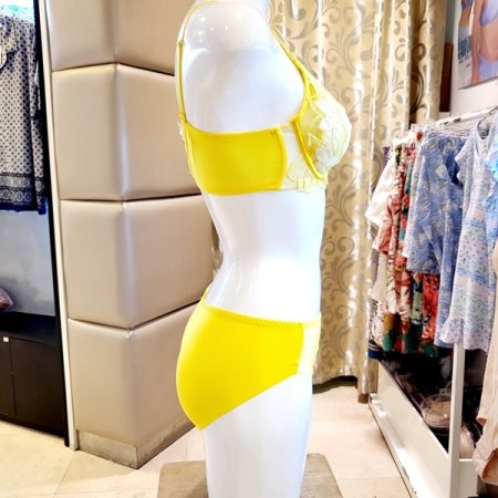 E컵 보타닉엣지브라 헴팬티세트