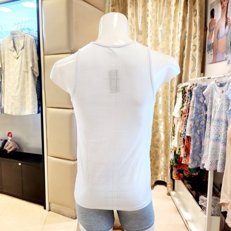 남성 면모달 폴리 메쉬 민소매런닝