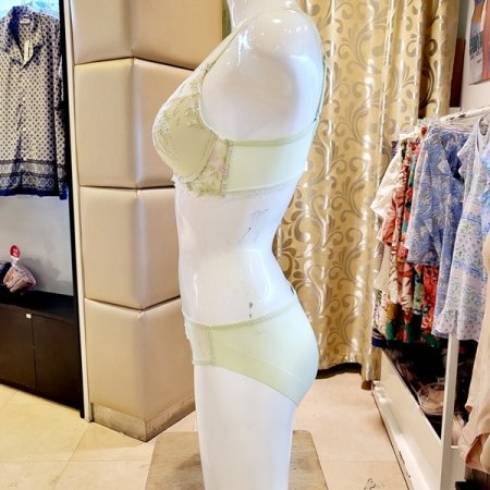 가드닝자수 몰드브라 헴팬티세트