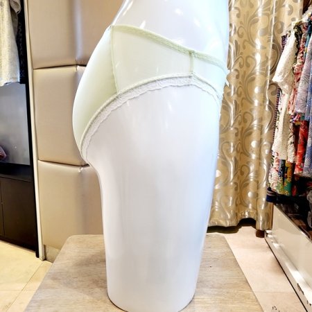 가드닝자수 홑겹브라 힙레이스팬티세트