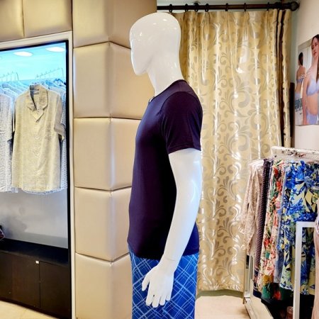 모달스판 마름모 남성 반팔런닝