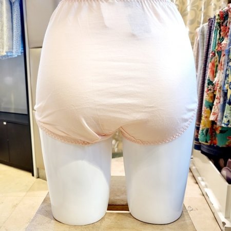 5색택1 밑위높은 무지 면 여성팬티