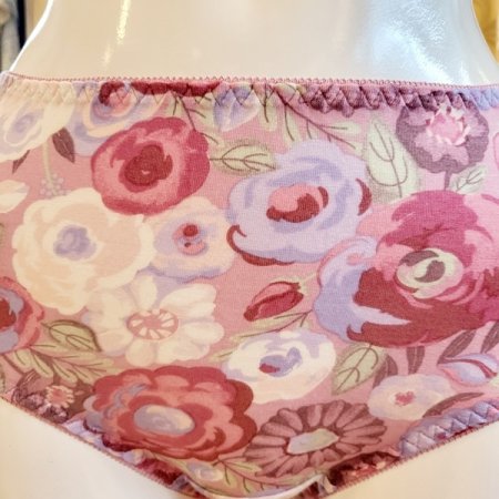 3색택1 장미나염 모달 여성팬티