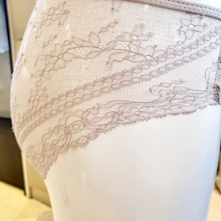 DE컵 풀커버홑겹브라 레이스팬티세트