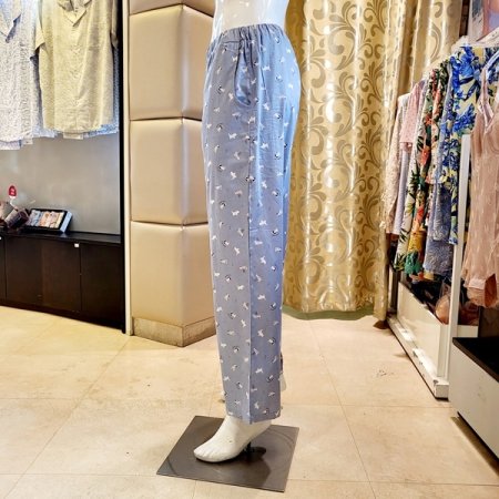 강아지나염 면 긴바지 남자잠옷