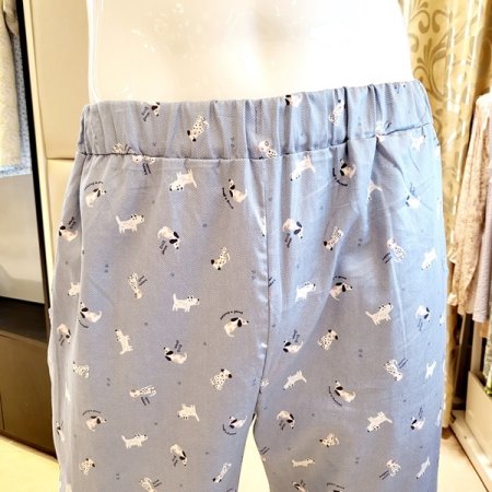 강아지나염 면 긴바지 남자잠옷