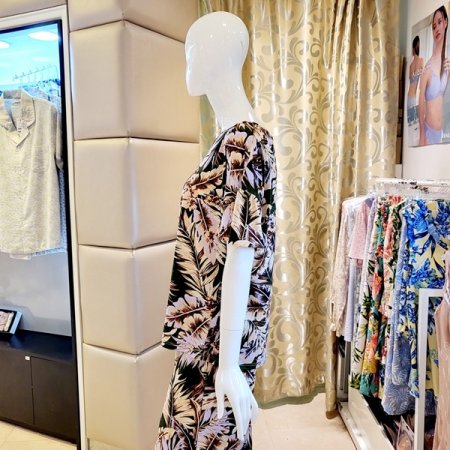 청량감 빅프린트 여성 홈웨어상의