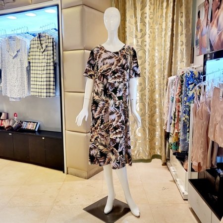 쿨 빅프린트 루즈핏 원피스홈웨어