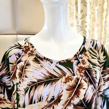 쿨 빅프린트 루즈핏 원피스홈웨어