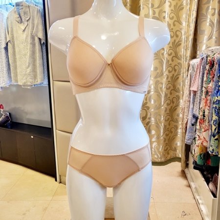 파워네트 매쉬몰드브라 헴팬티세트