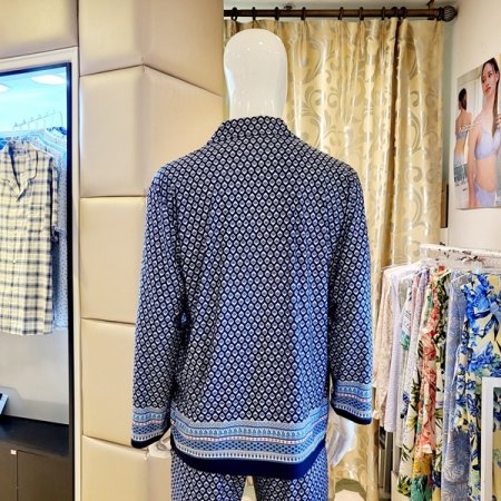 남성 카라넥 스판 홈웨어상의