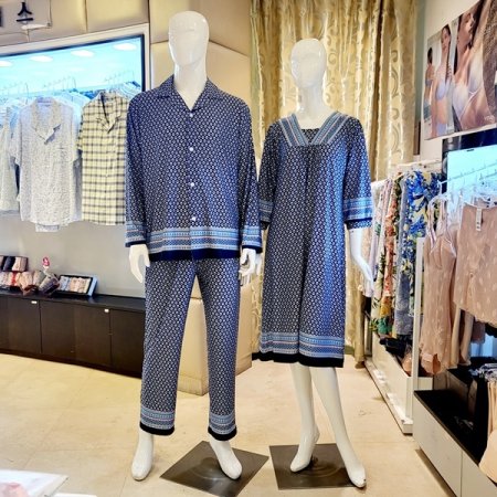 커플 스판 홈웨어세트 여원피스